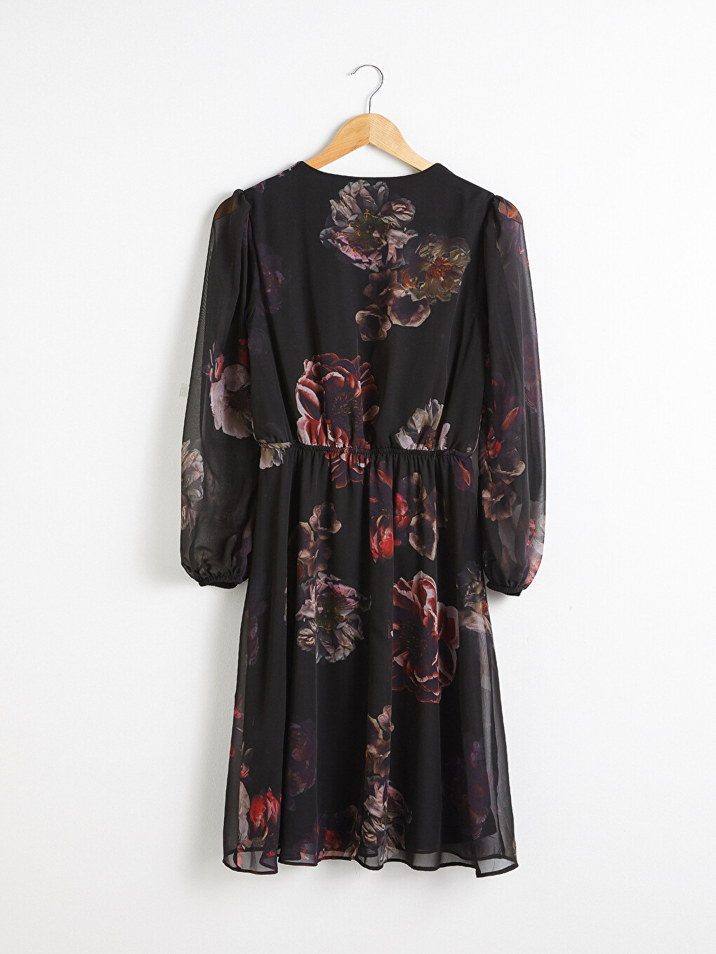 Floral Chiffon Dress-7