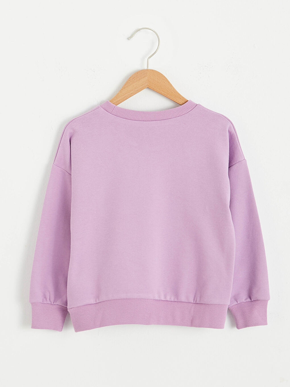 Mor Kız Çocuk Basic Sweatshirt-2