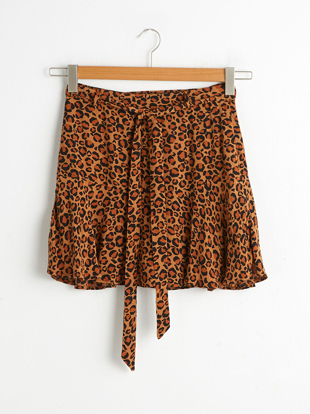 Leopard Patterned Short Skirt-7