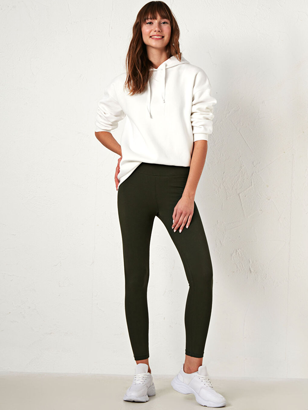 Colanți Simpli cu Talie Elastică pentru Femei