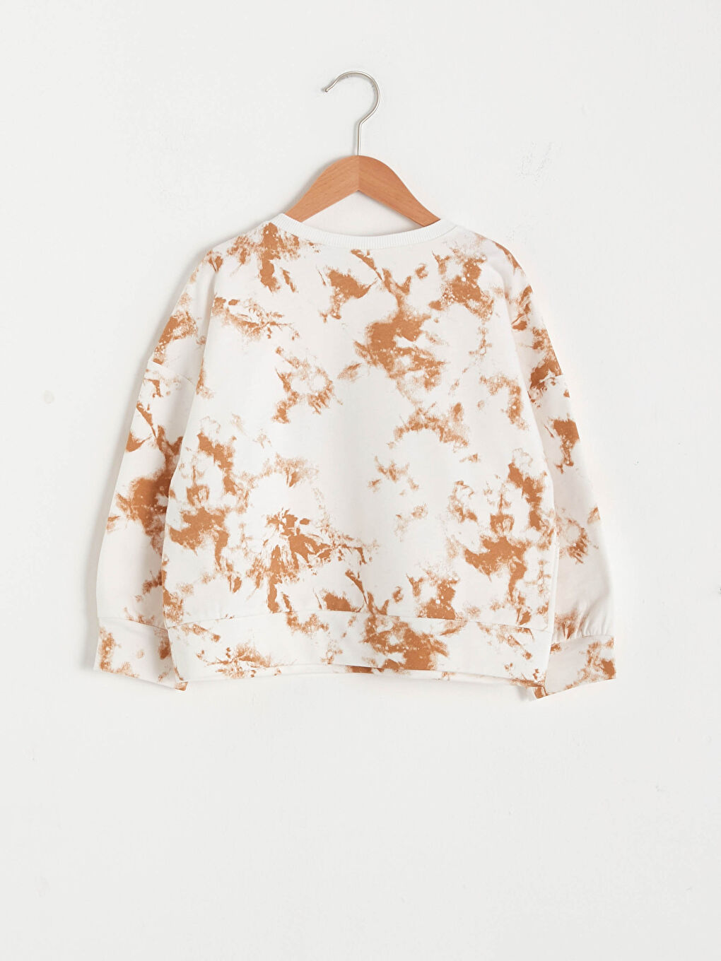 Beyaz Kız Çocuk Bambi Baskılı Sweatshirt Anne Kız Kombini-1