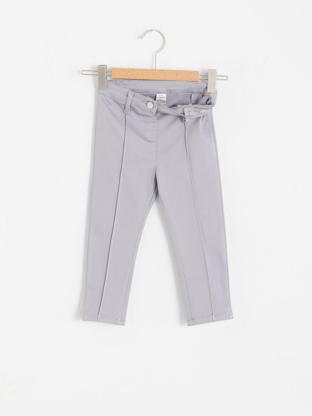Gri Kız Bebek Pantolon-1