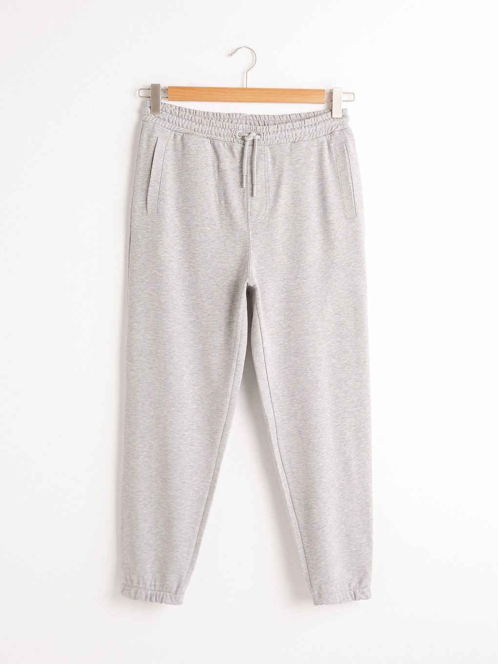 Gri Standart Kalıp Jogger Eşofman Altı-3