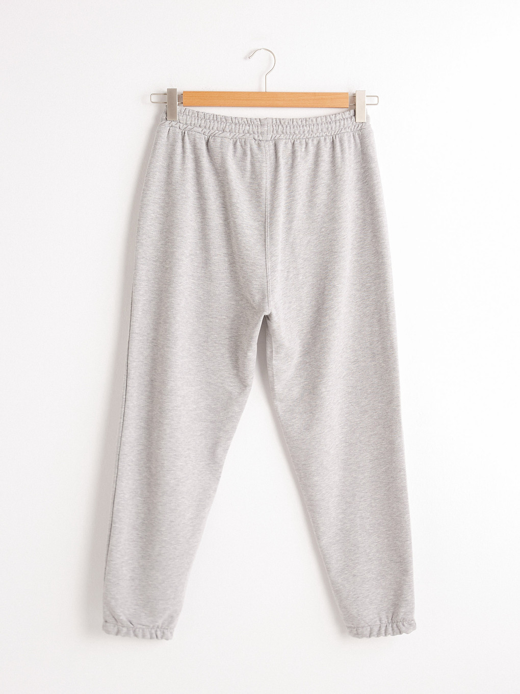 Gri Standart Kalıp Jogger Eşofman Altı-4