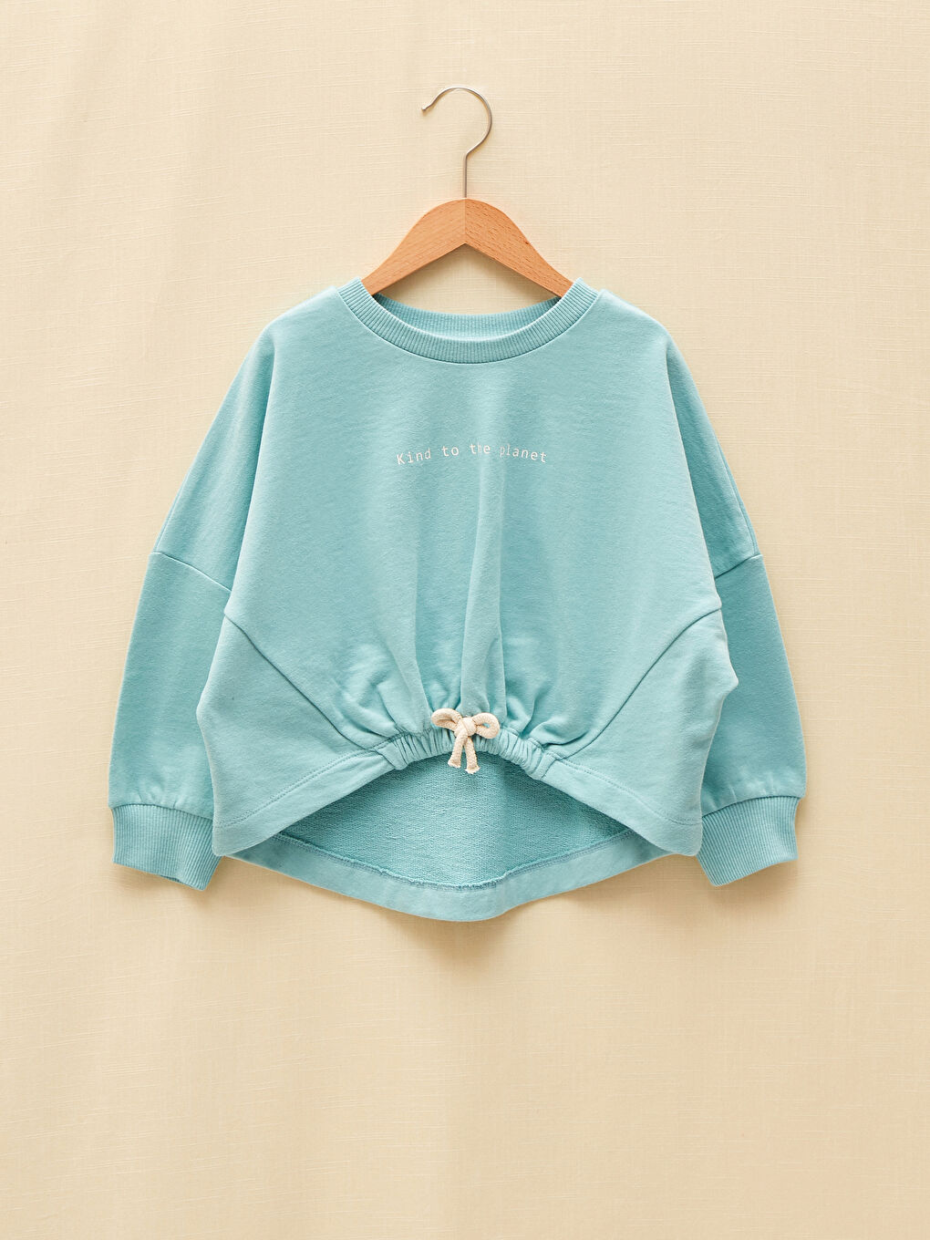 LCW Kids Pastel Yeşil Kız Çocuk Sweatshirt ve Eşofman Altı - 1