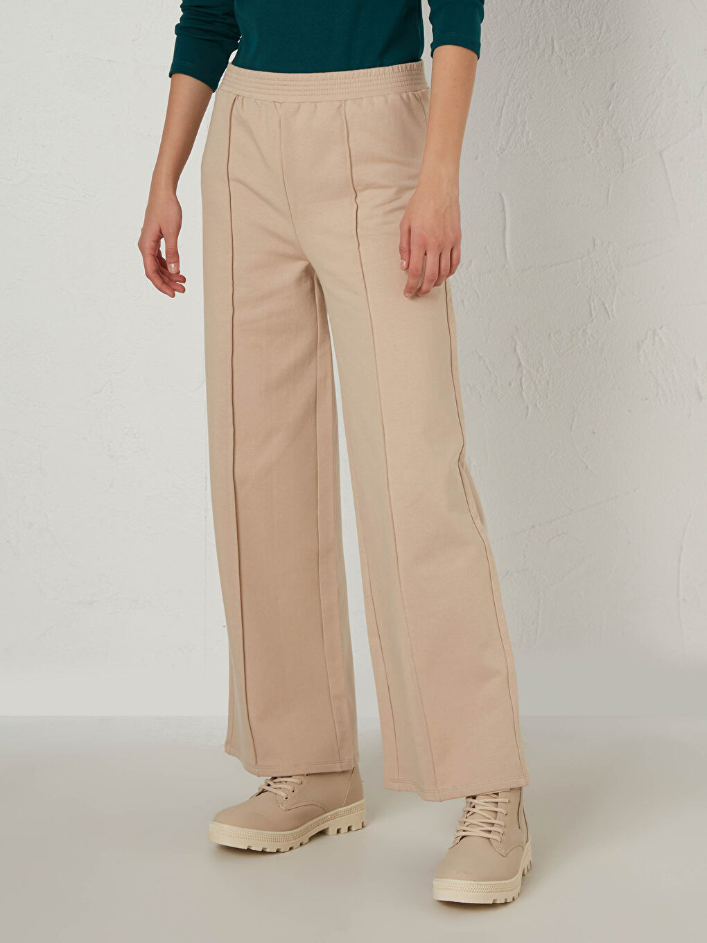 Wide Leg Tracksuit Bottom-2