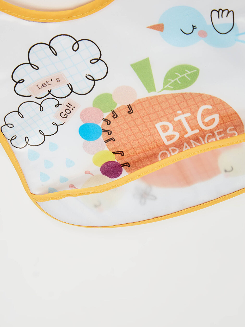 مريلة بناتي مطبوعة قابلة للغسل-2