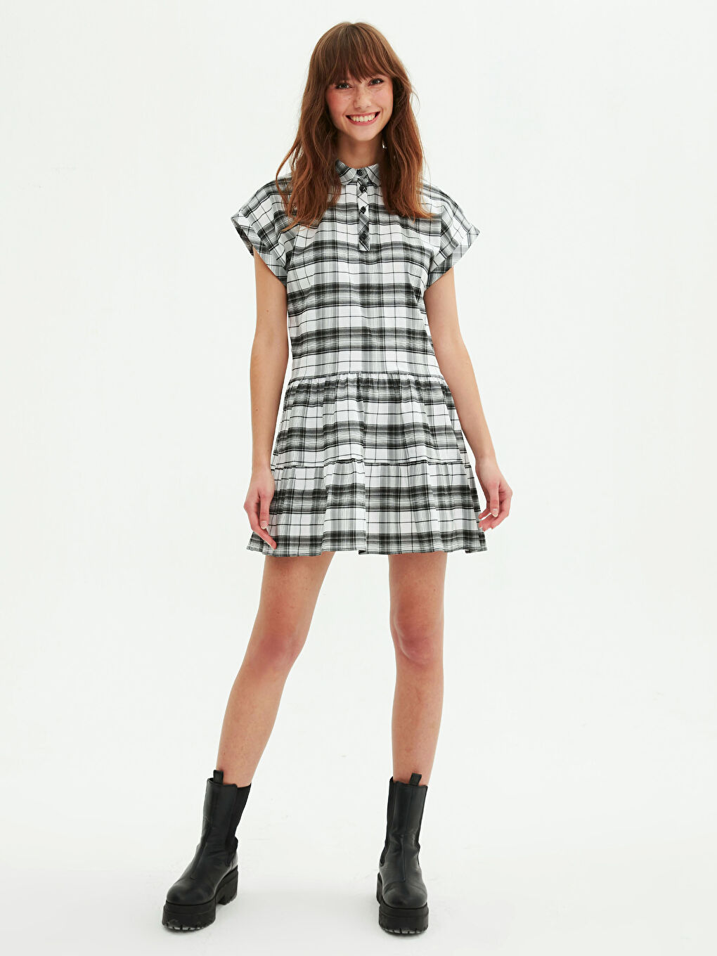 LCW Limited Hemdkragen Kurzarm Kleid für Damen -0WGU12Z8-LKX