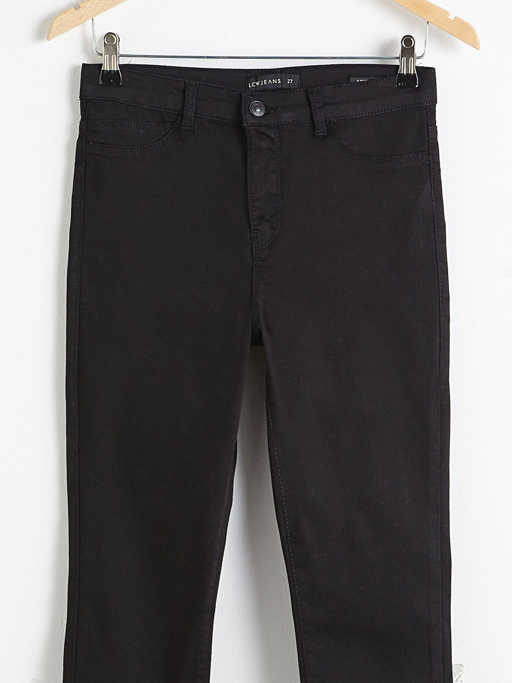 Siyah Yüksek Bel Jüpiter Süper Skinny Fit Kadın Jean Pantolon-6