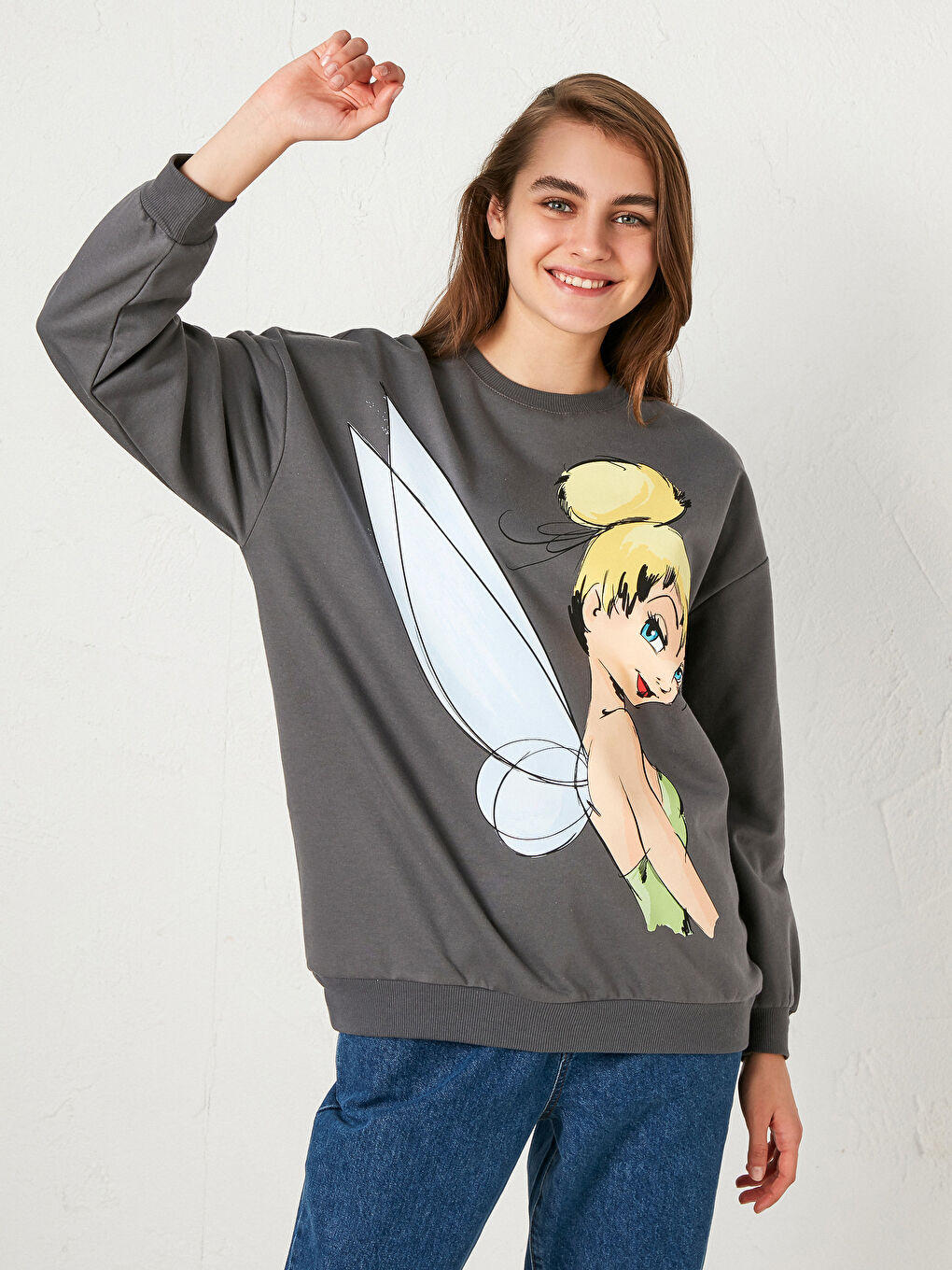 Sweat-shirt Imprimé Fée Clochette-1