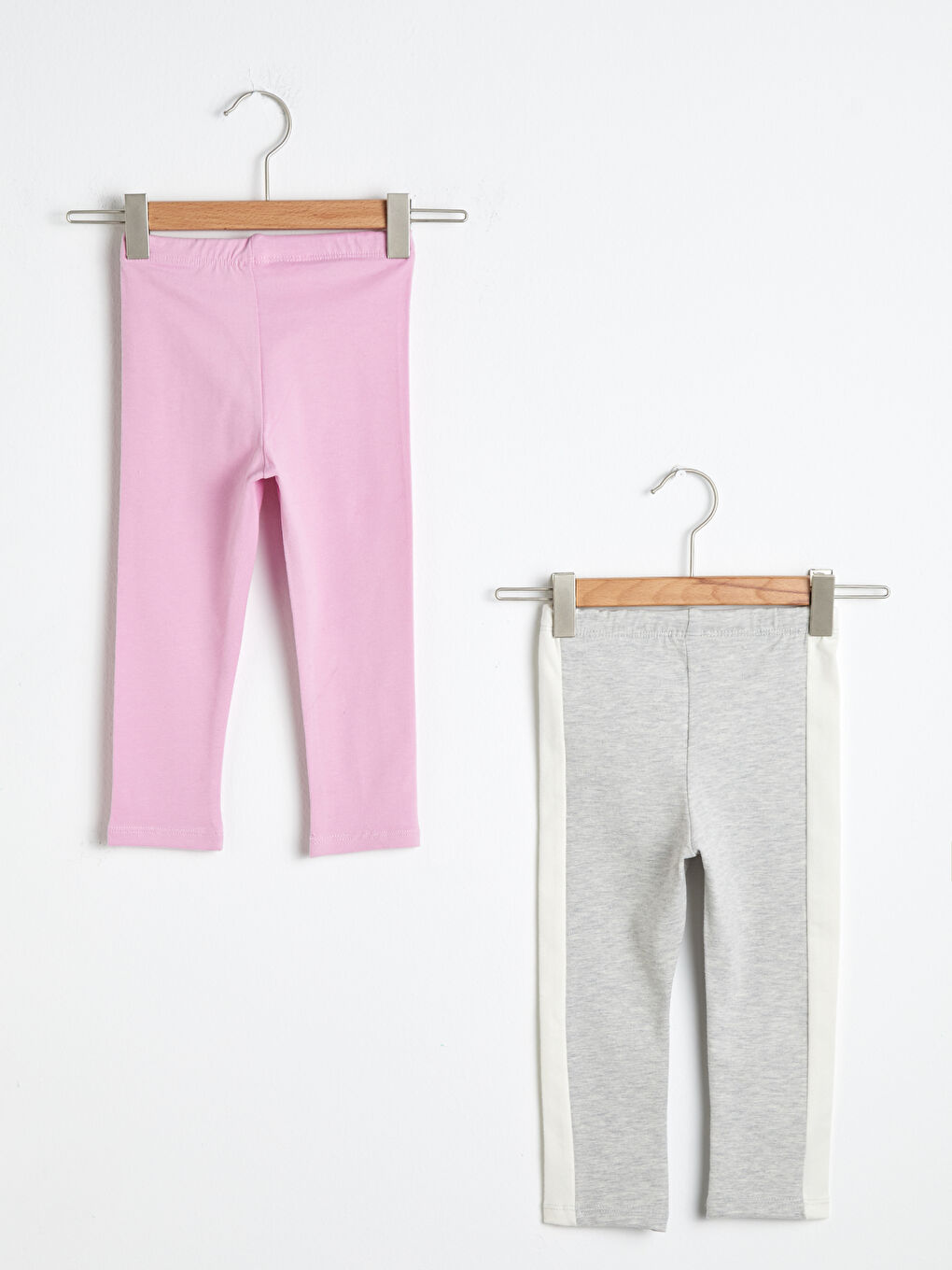 2-pack Baby Girl's Long Leggings-1