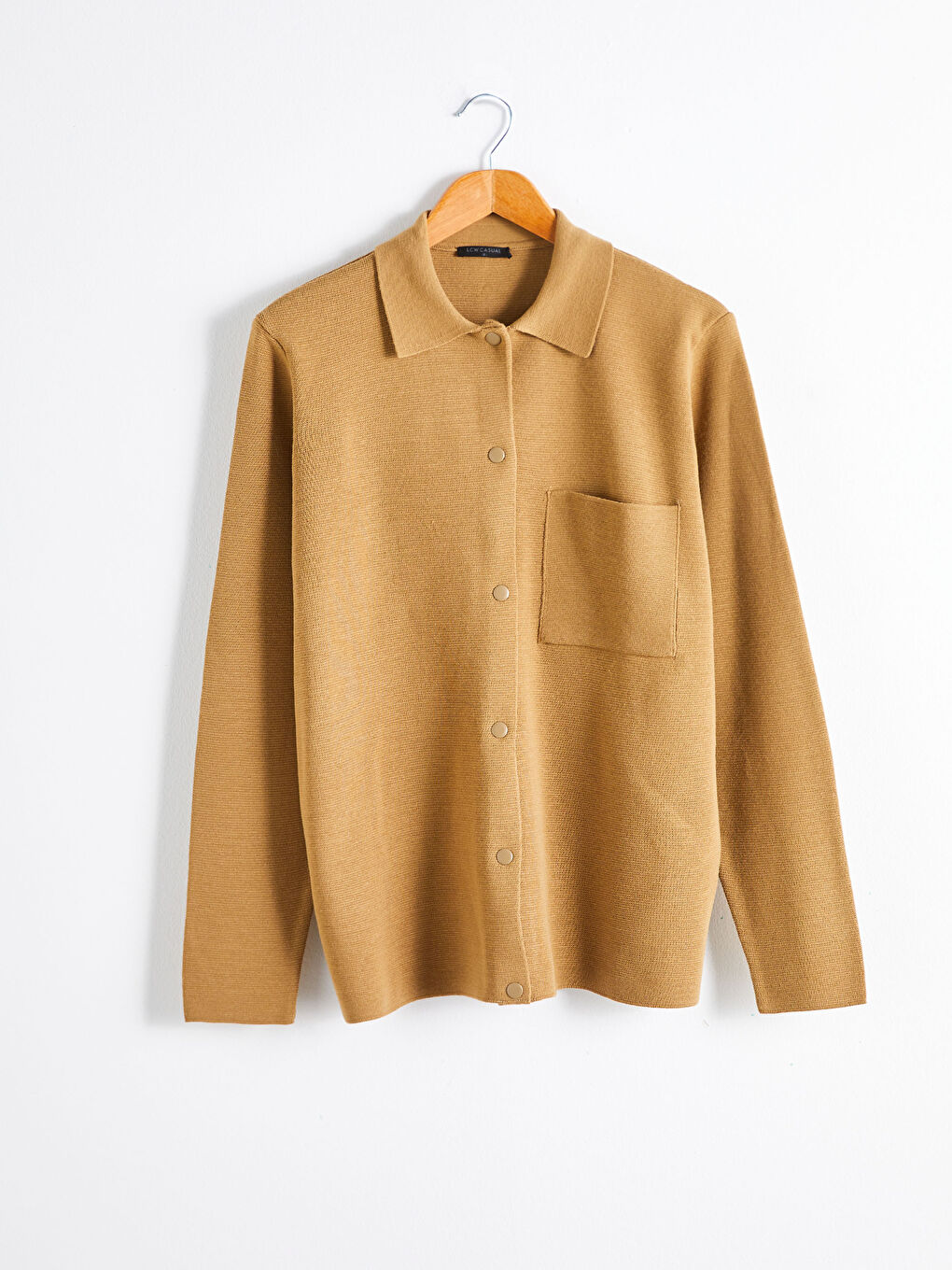 Slim Fit Lightweight Tricot Cardigan-5