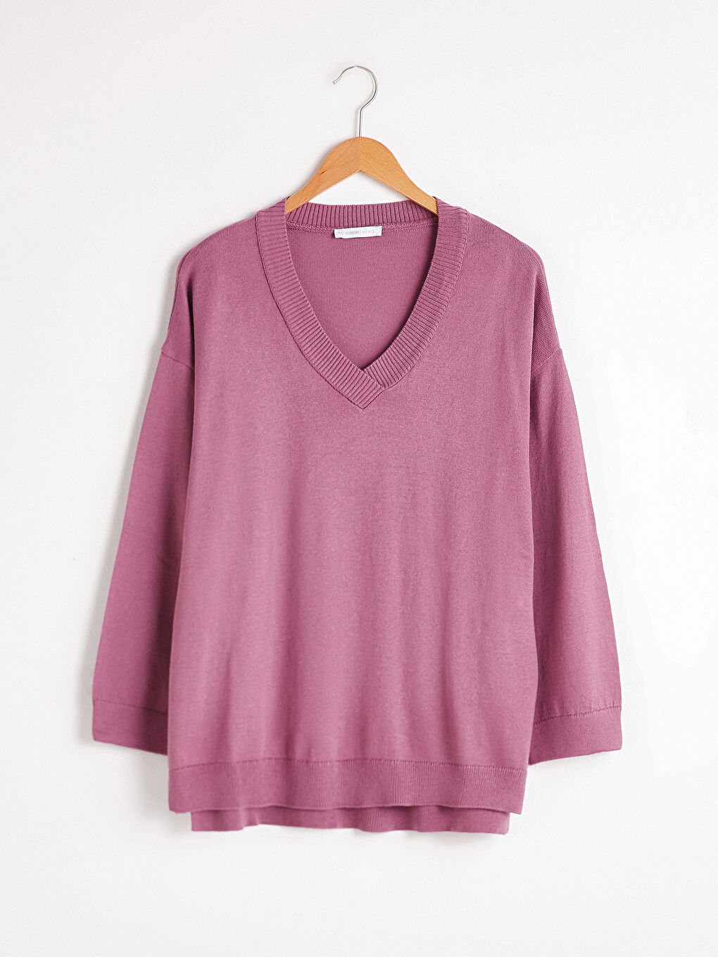 LCWAIKIKI Basic V-Neck Loose Fit Tricot Jumper -0WHB65Z8-HCA