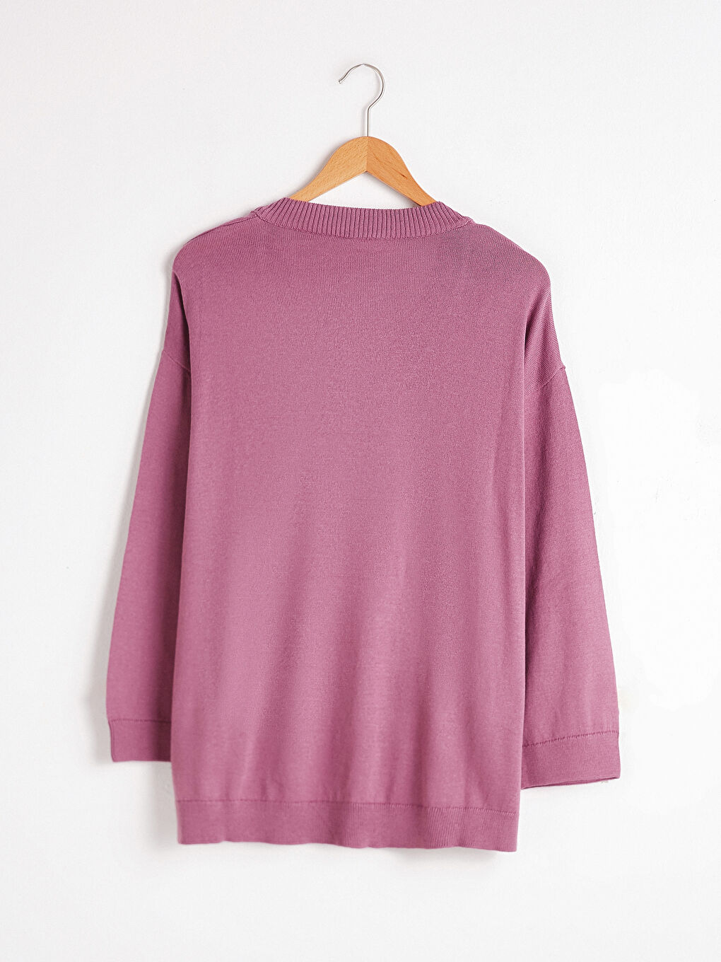 LCWAIKIKI Basic V-Neck Loose Fit Tricot Jumper -0WHB65Z8-HCA