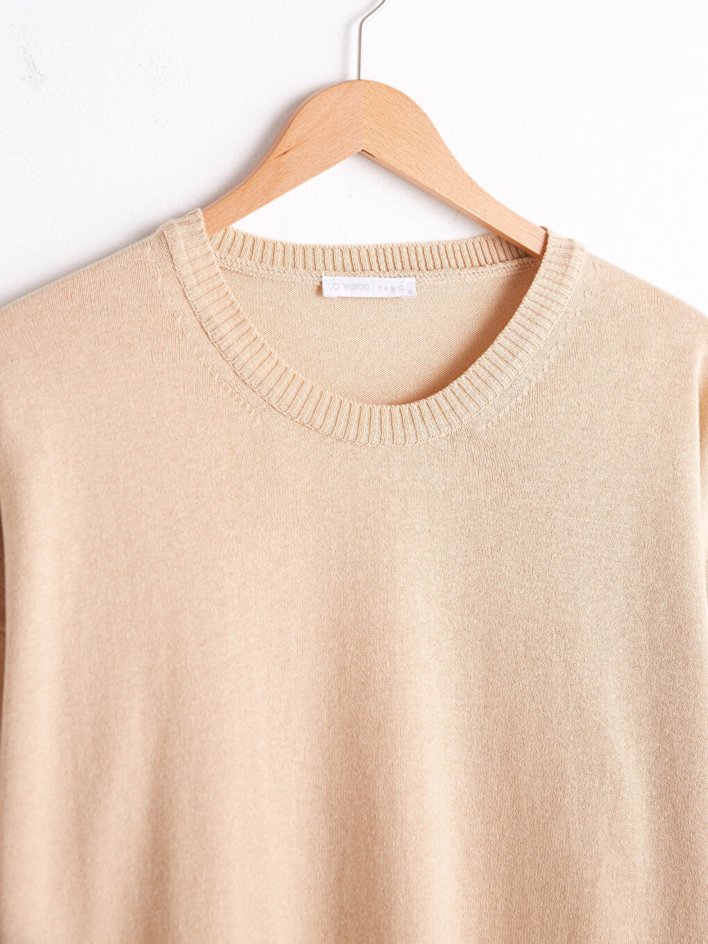Plain Loose Fit Tricot Jumper-4