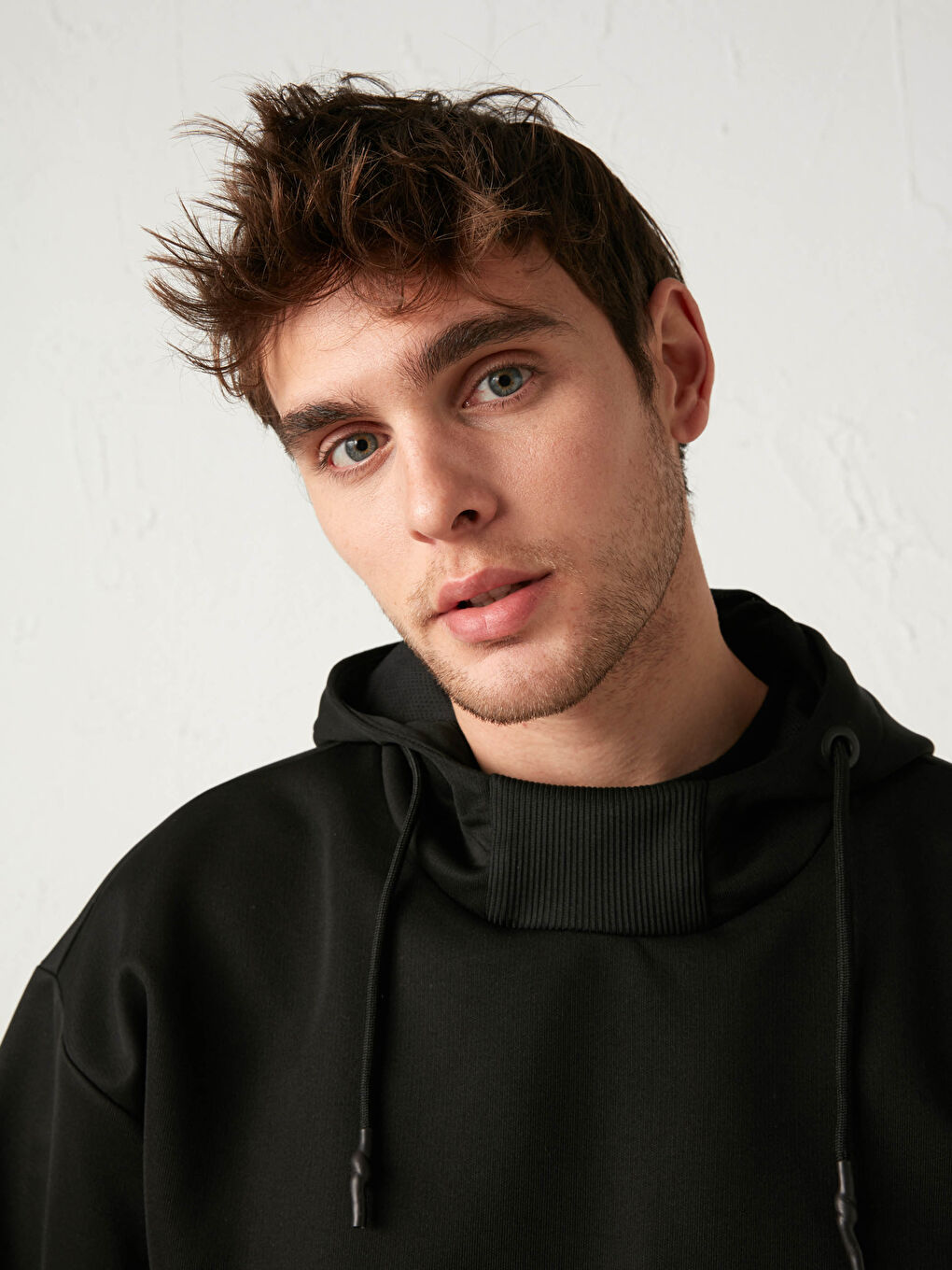 Siyah Oversize Hoodie-3