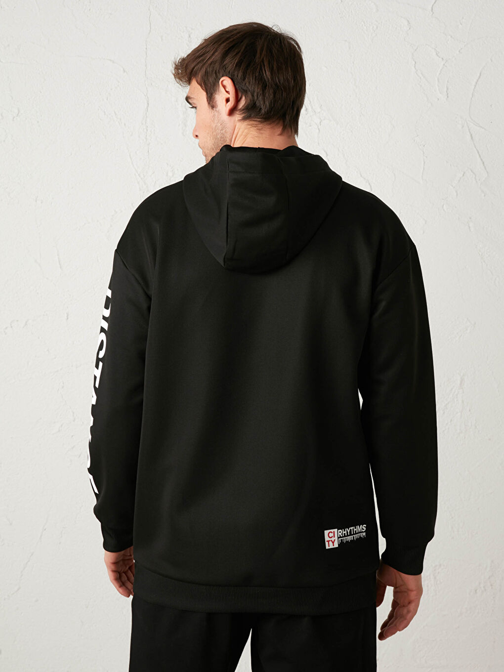 Siyah Oversize Hoodie-4