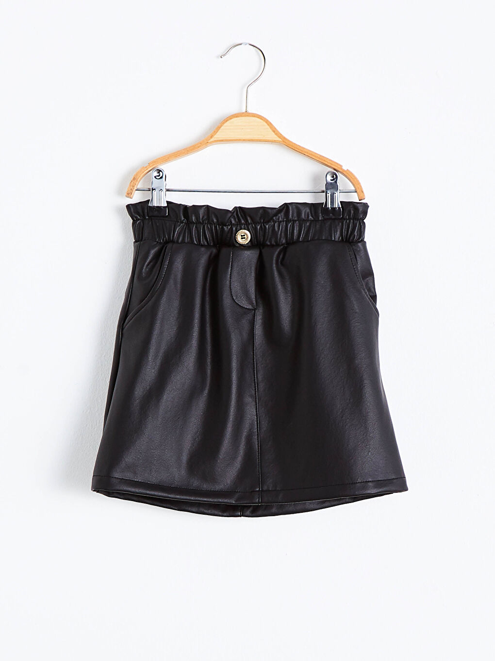 جيبة جلد صناعي للبنات-1