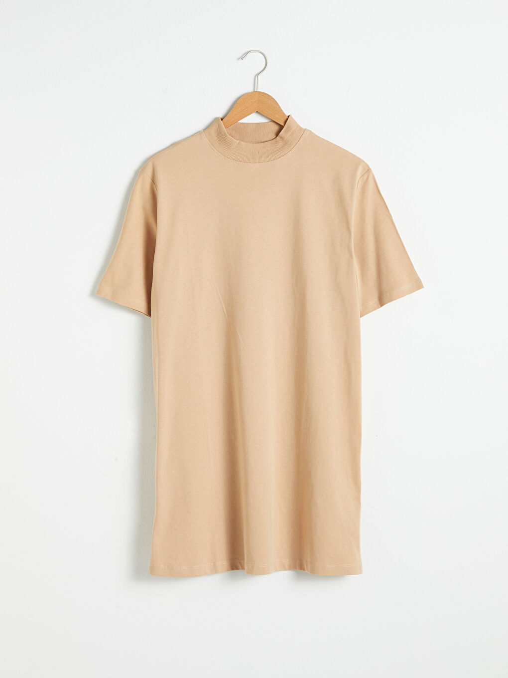 Stand-up Collar Short Sleeve Sweatshirt-5