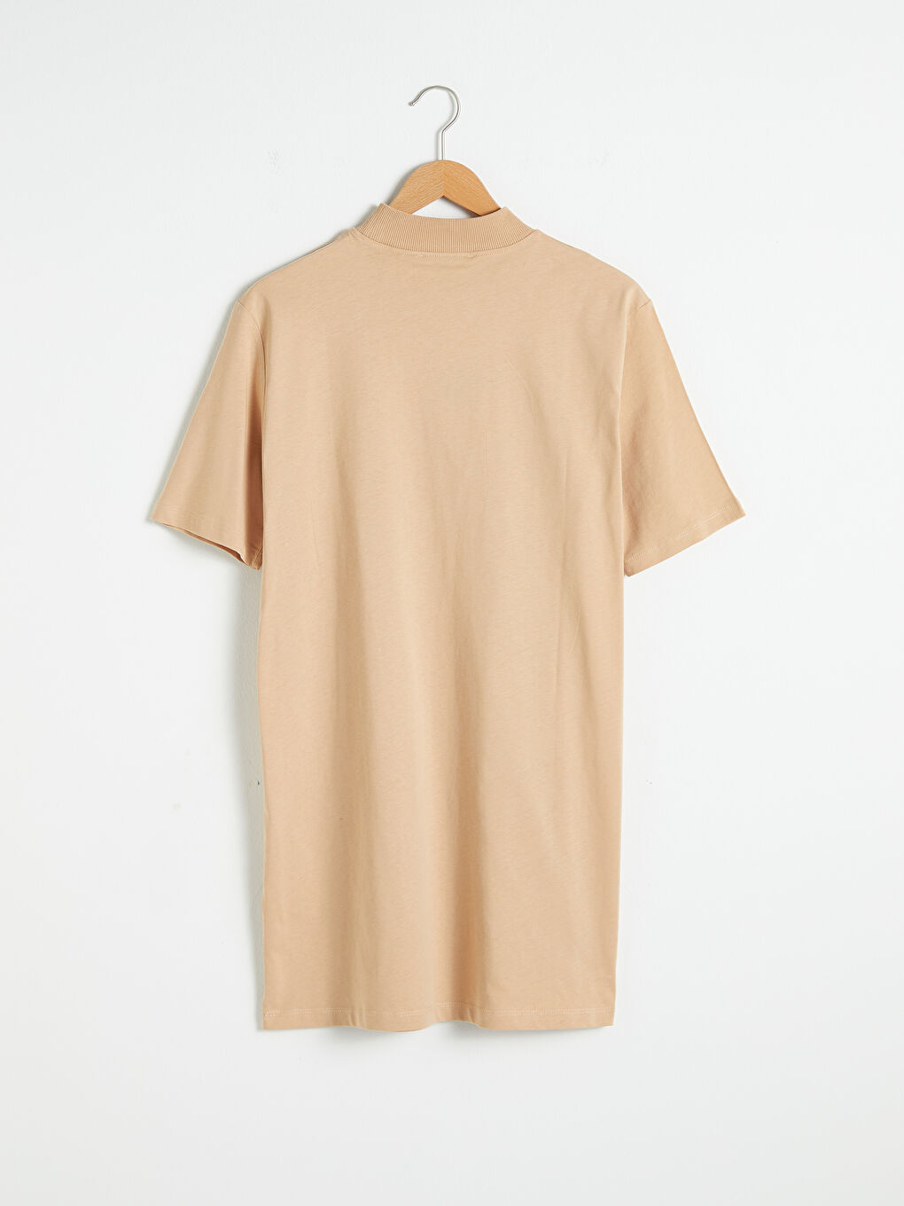 Stand-up Collar Short Sleeve Sweatshirt-6