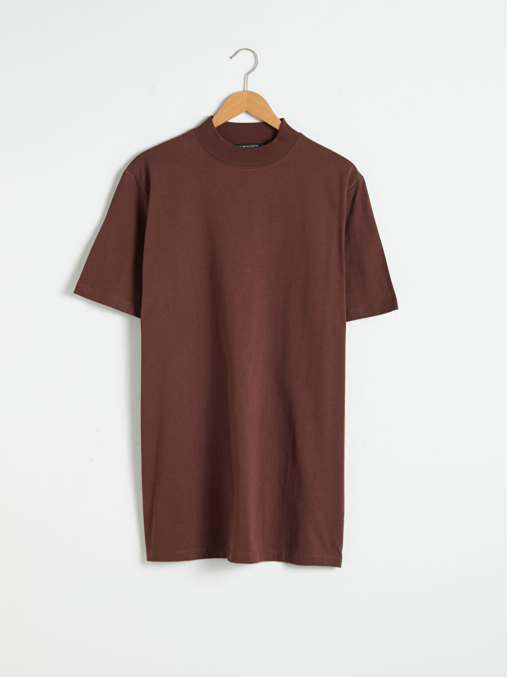 LCW Modest Stand-up Collar Short Sleeve Sweatshirt -0WHD16Z8-RFS