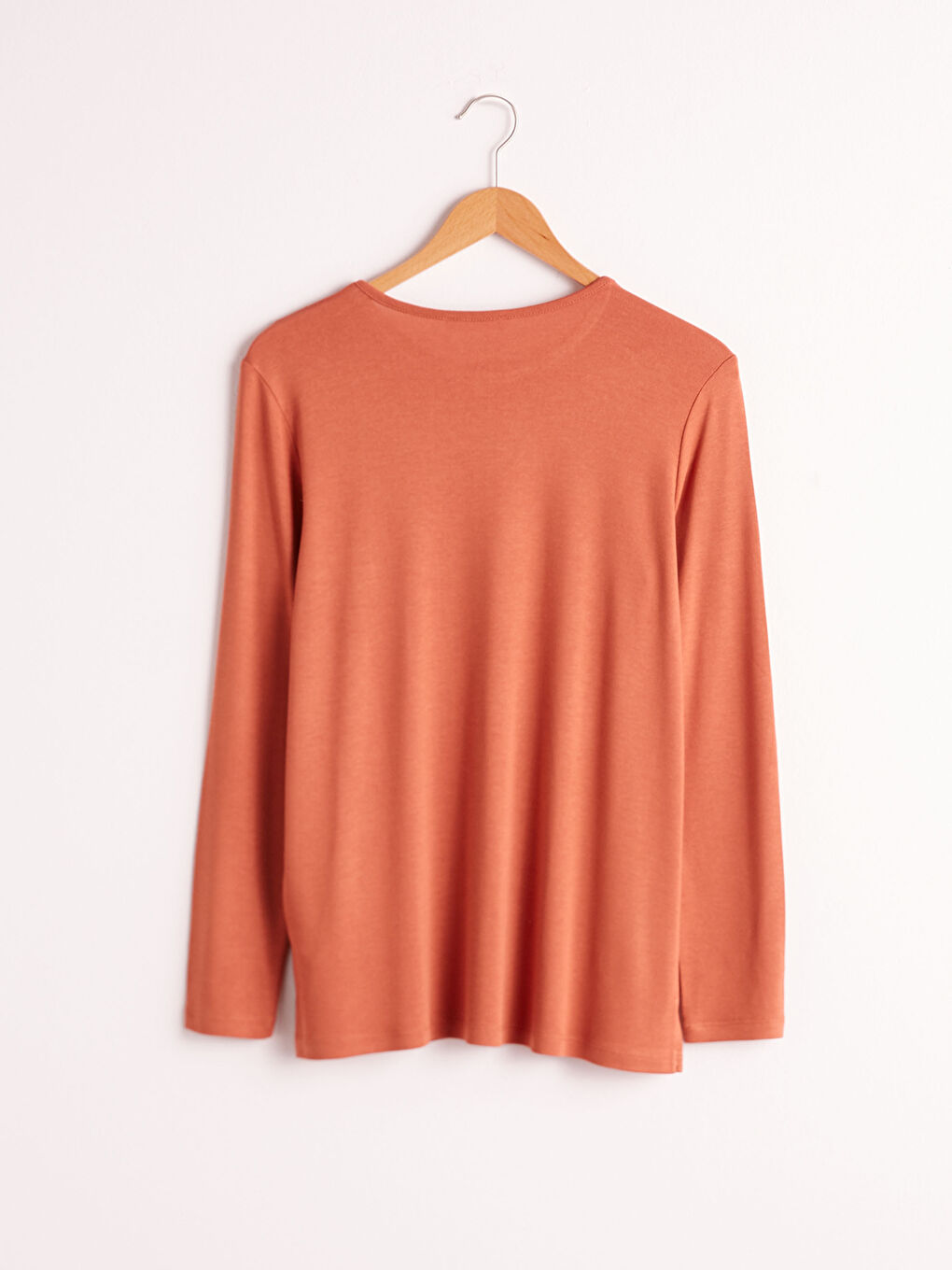 Embroidered Neck Flexible T-Shirt-5