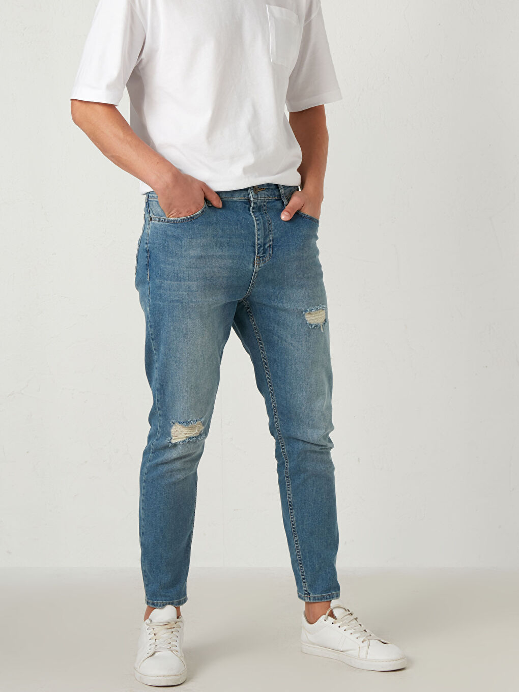 İndigo 730 Havuç Kalıp Jean Pantolon-2