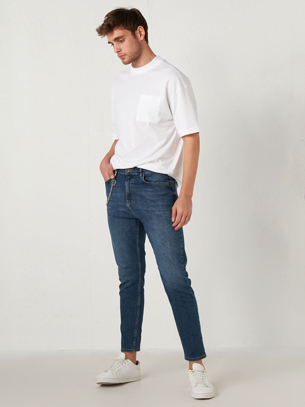 İndigo 730 Havuç Kalıp Jean Pantolon-1