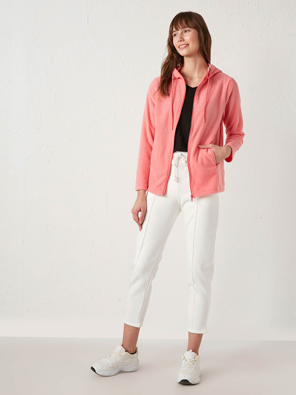 Mercan Aktif Spor Kapüşonlu Hırka-3