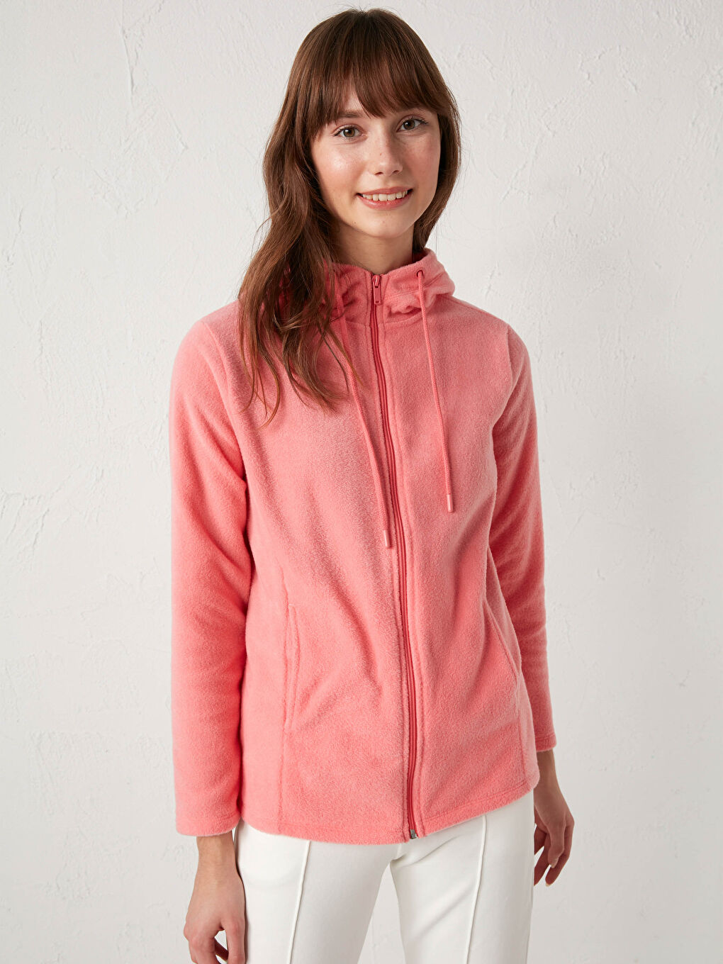 Mercan Aktif Spor Kapüşonlu Hırka-1