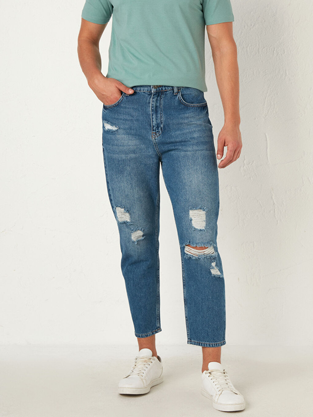 İndigo 710 Loose Fit Erkek Jean Pantolon-4