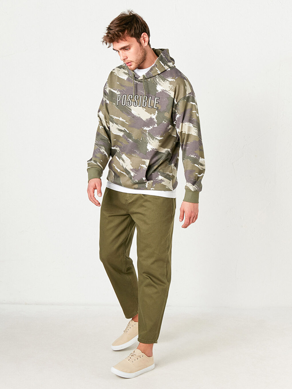 Haki Balloon Fit Jean Pantolon