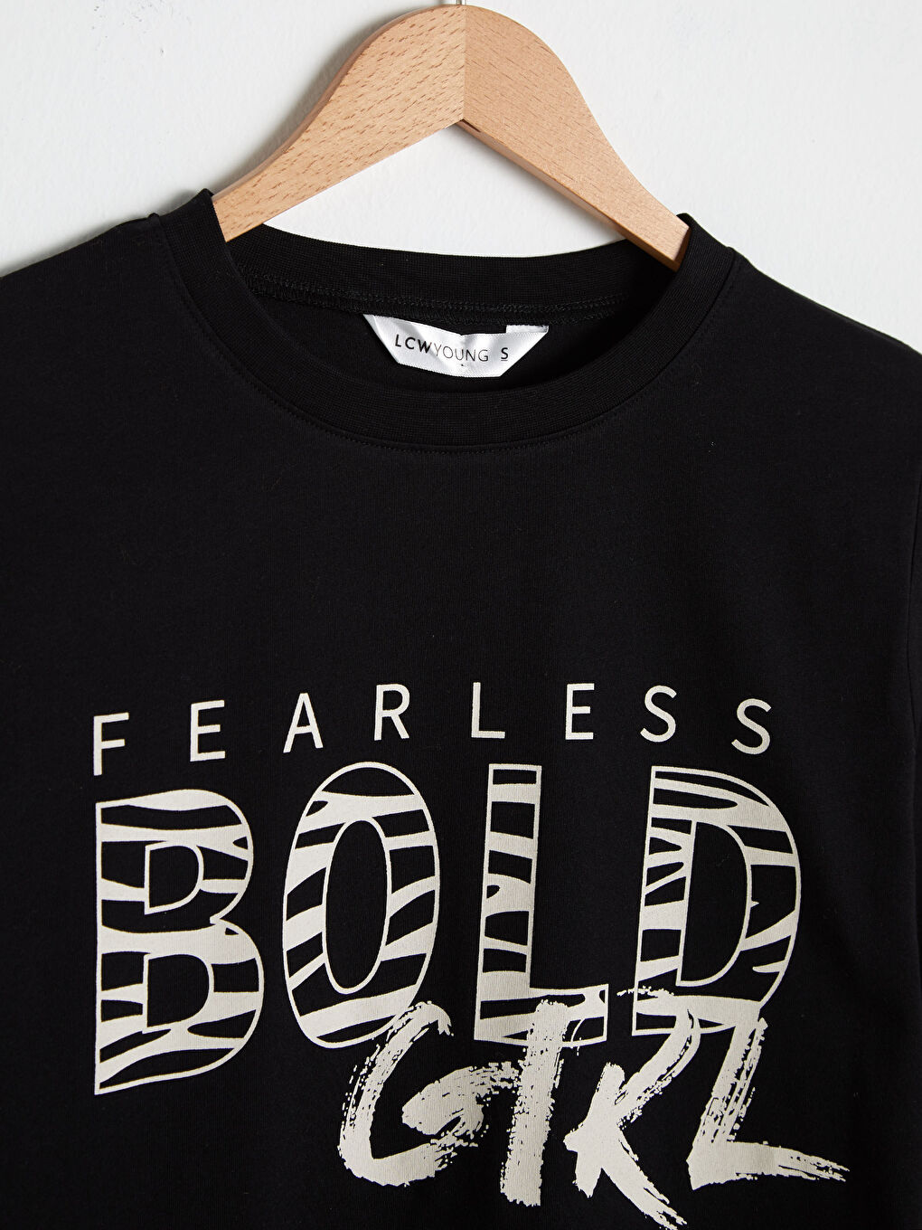 Siyah Slogan Baskılı Pijama Takımı-1