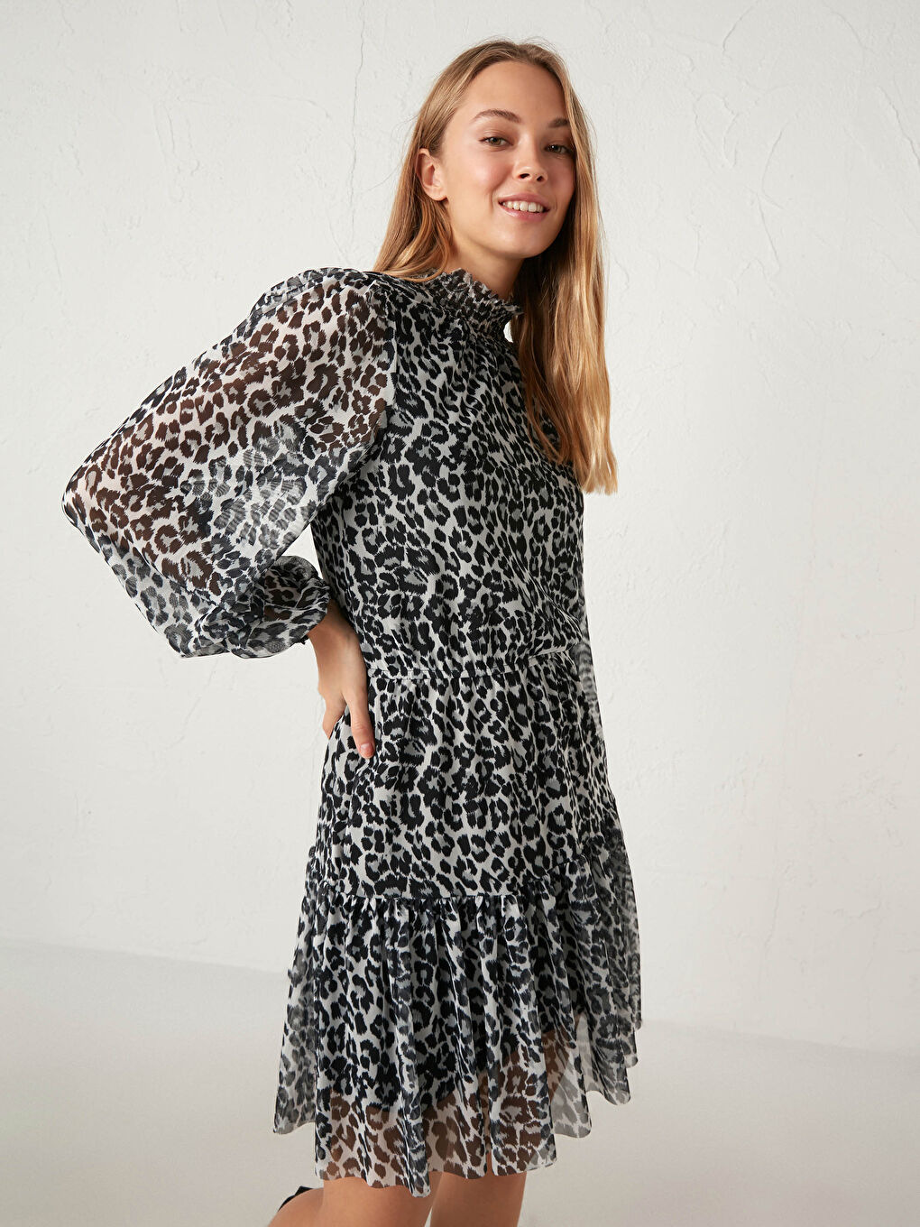 Барыс принтті тюль көйлек-2