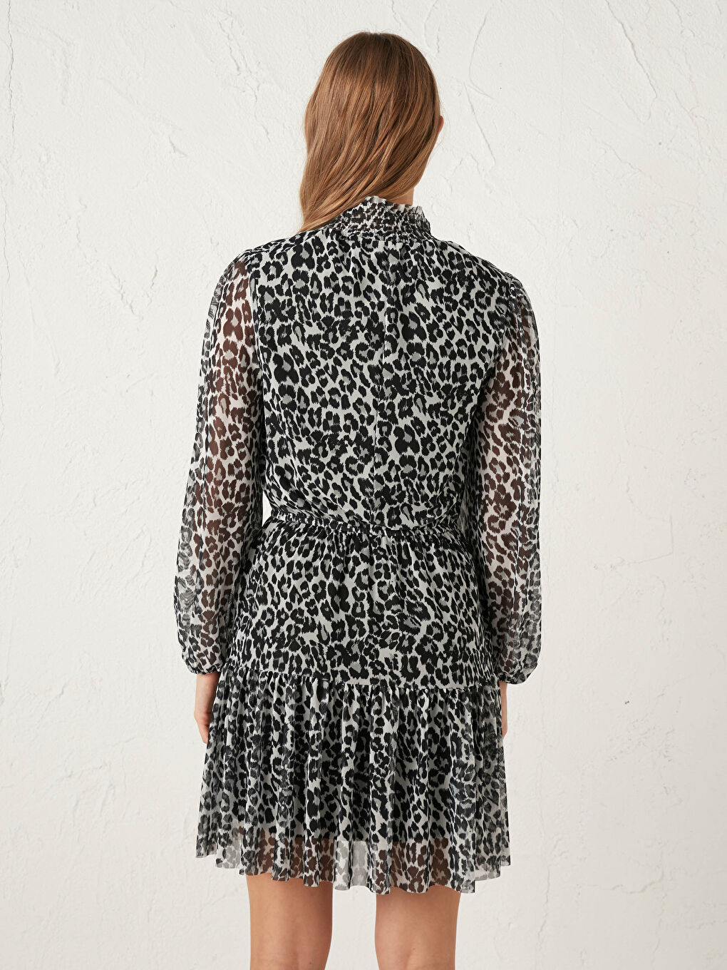 Барыс принтті тюль көйлек-6