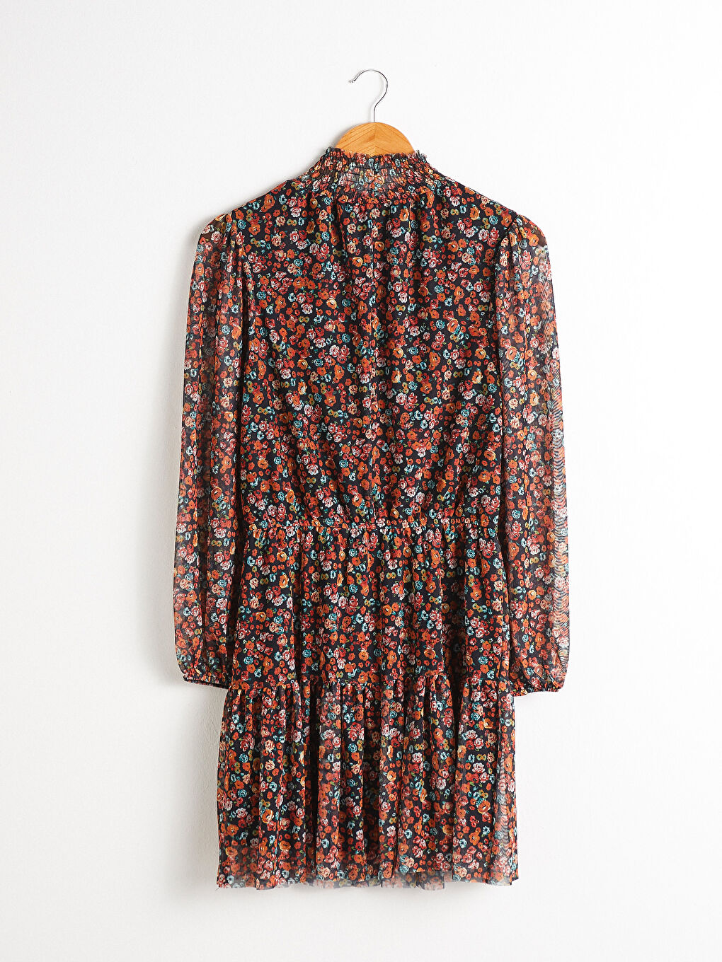 Rochie din Tul cu Model Floral-6