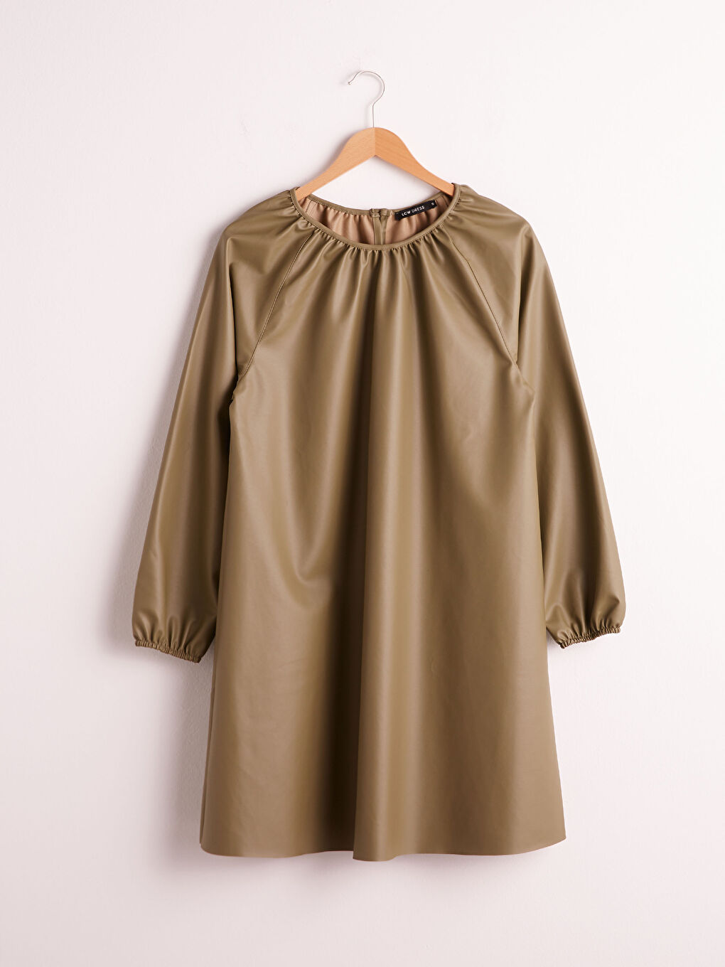 Faux Leather Dress-5