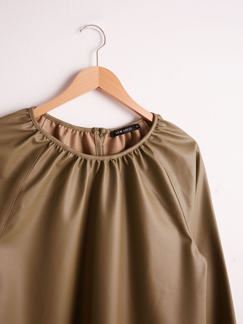 Faux Leather Dress-6