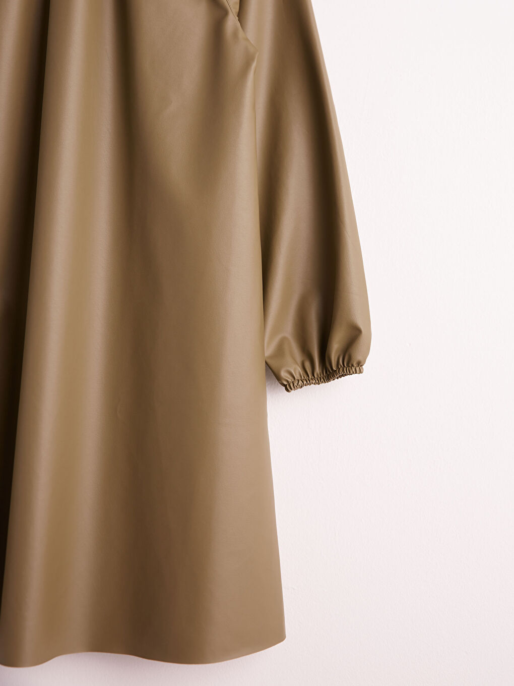 Faux Leather Dress-7