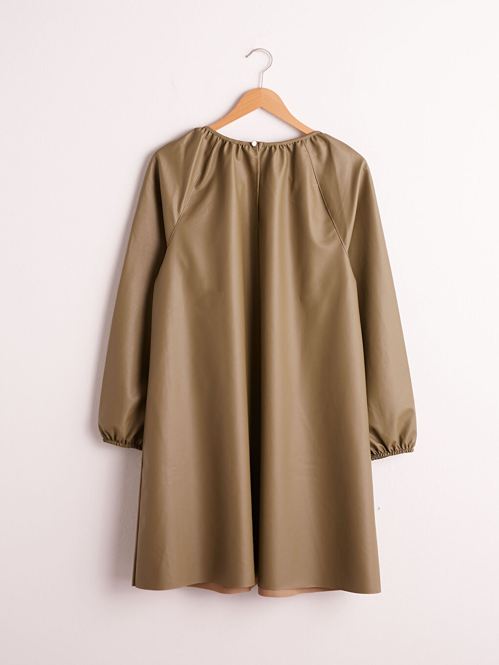 Faux Leather Dress-8