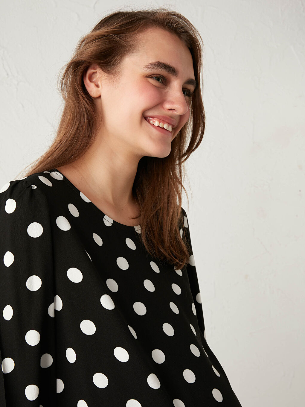 Chemisier de maternité à pois-4