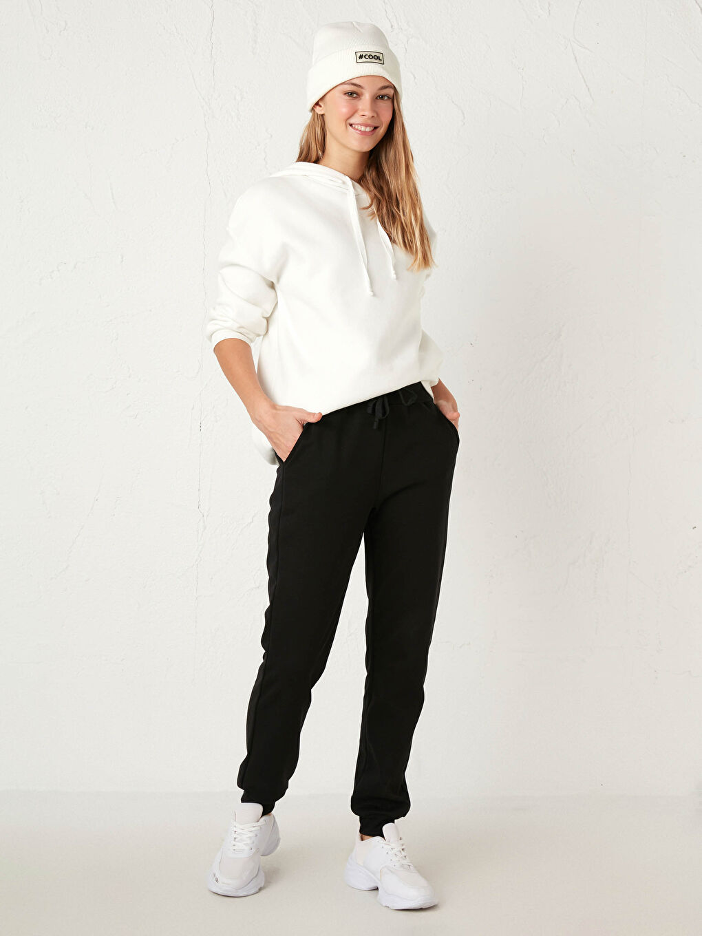 Elastic Waist Jogger Sweatpants-1