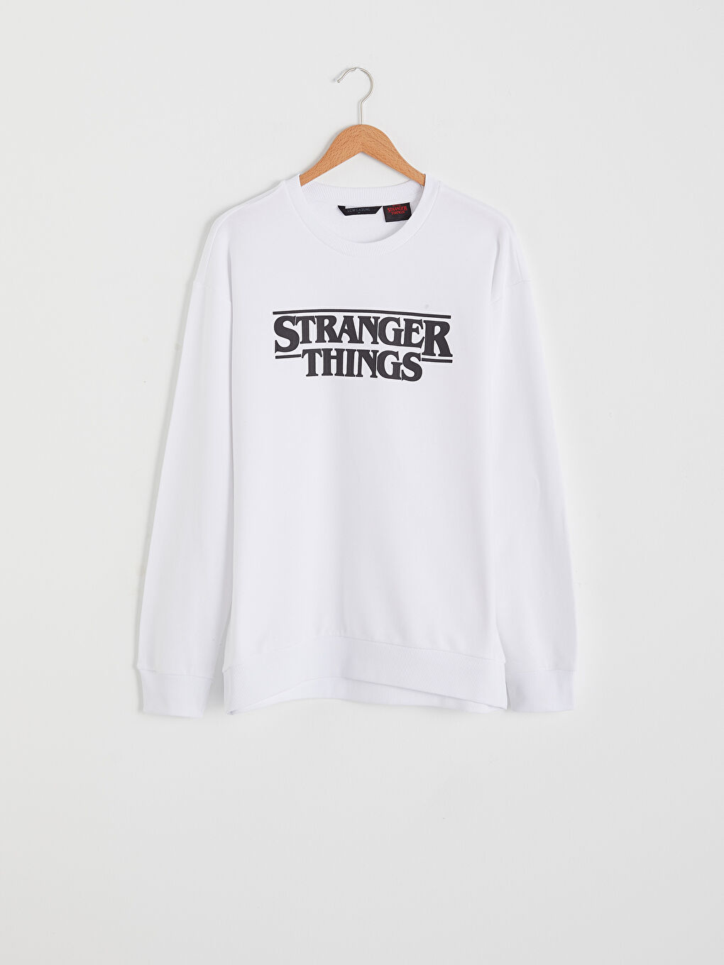 Sweat-shirt Épais à Col Rond Imprimé Stranger Things-4
