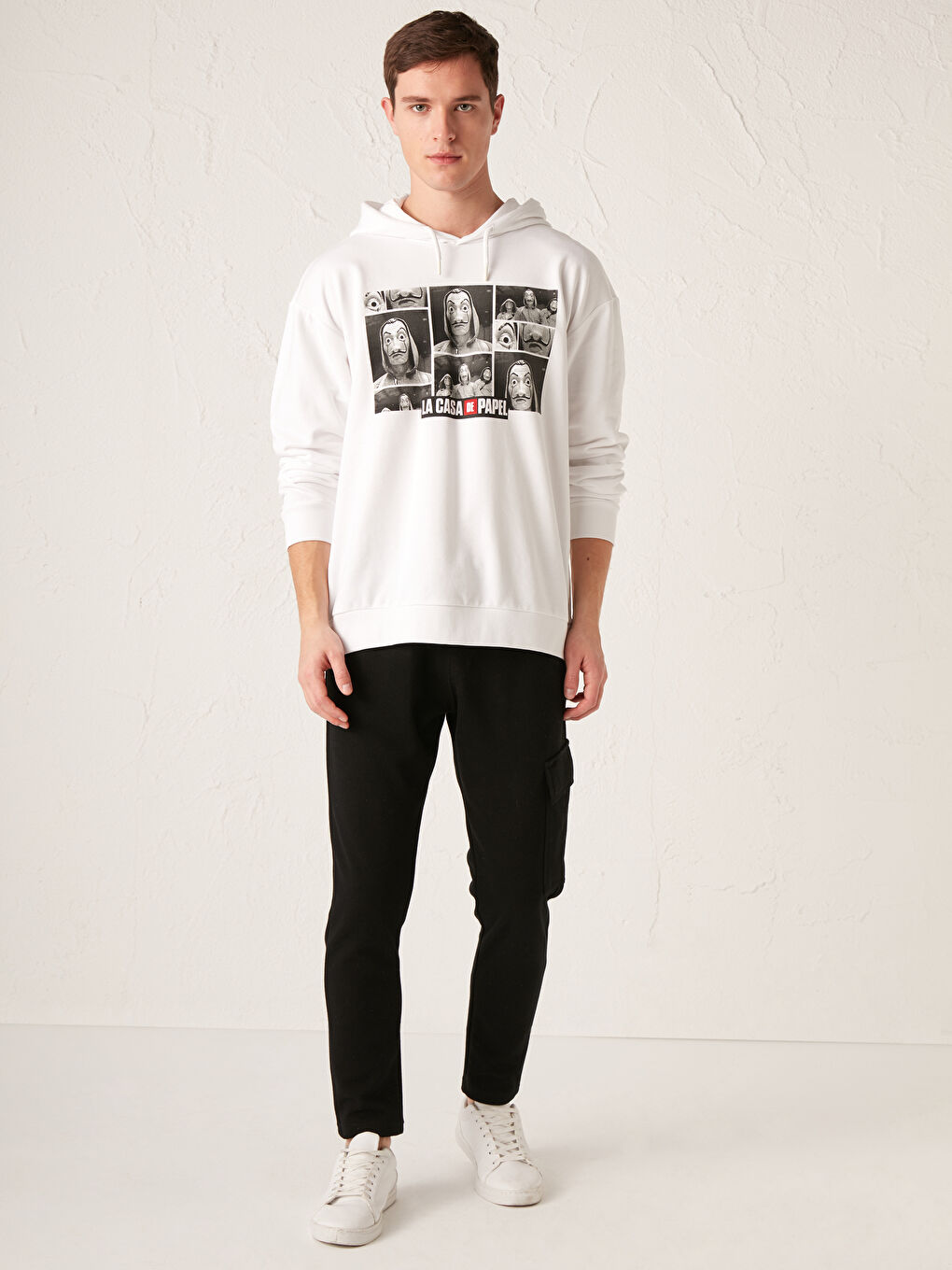 Hanorac Cu Glugă Imprimat La Casa De Papel-1