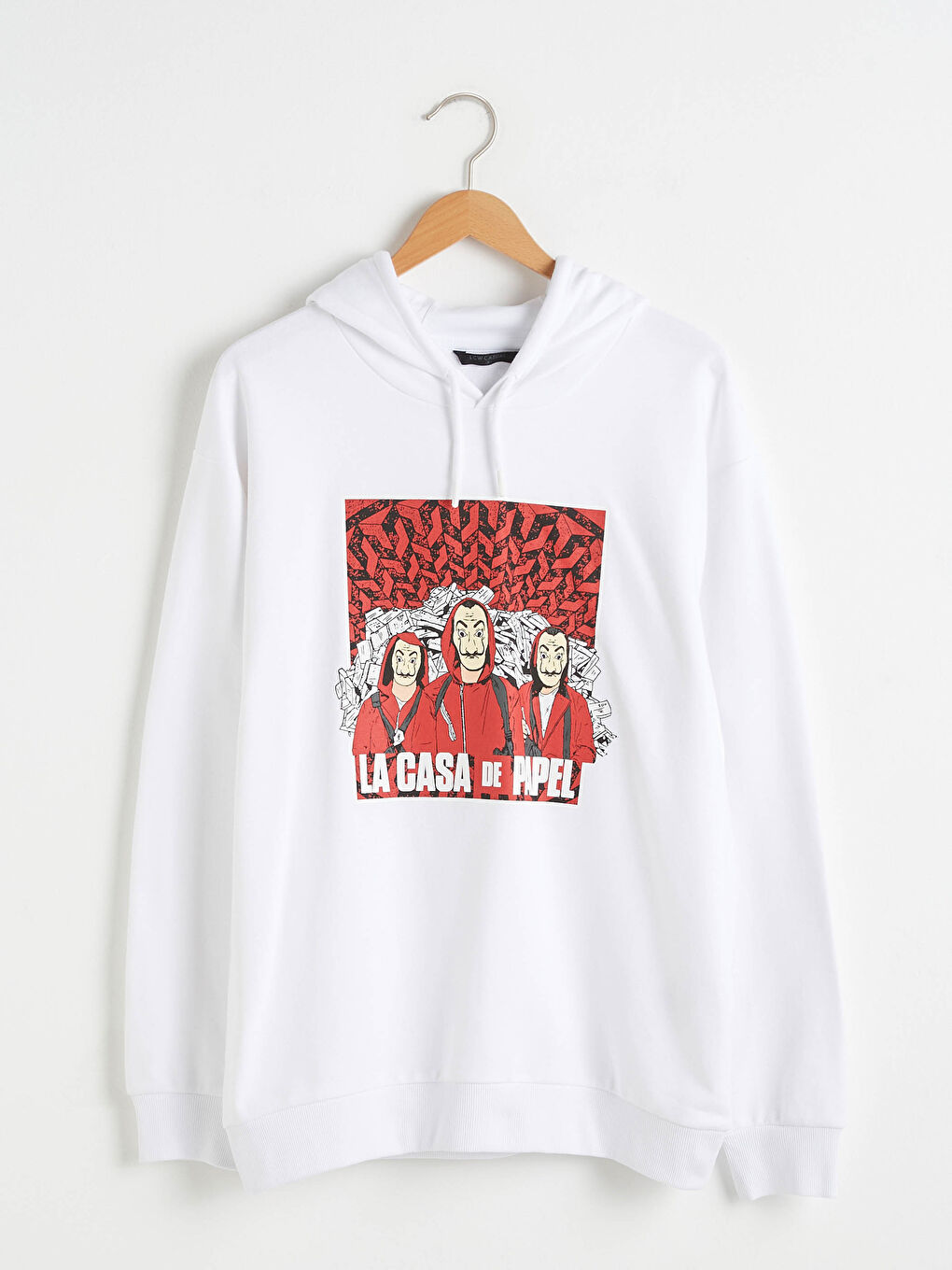 XSIDE Суитшърт с качулка с отпечатка La Casa De Papel -0WHH89Z8-Q6K