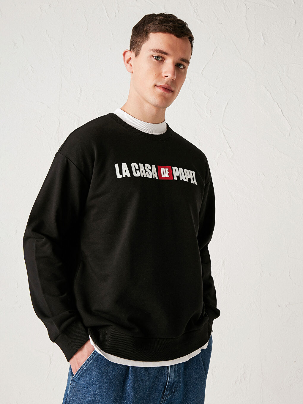 Sweat-shirt Épais Imprimé La Casa De Papel-1