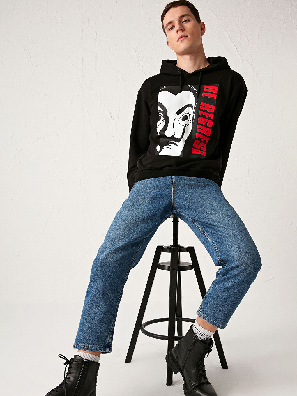 La Casa De Papel Printed Hooded Hoodie-2