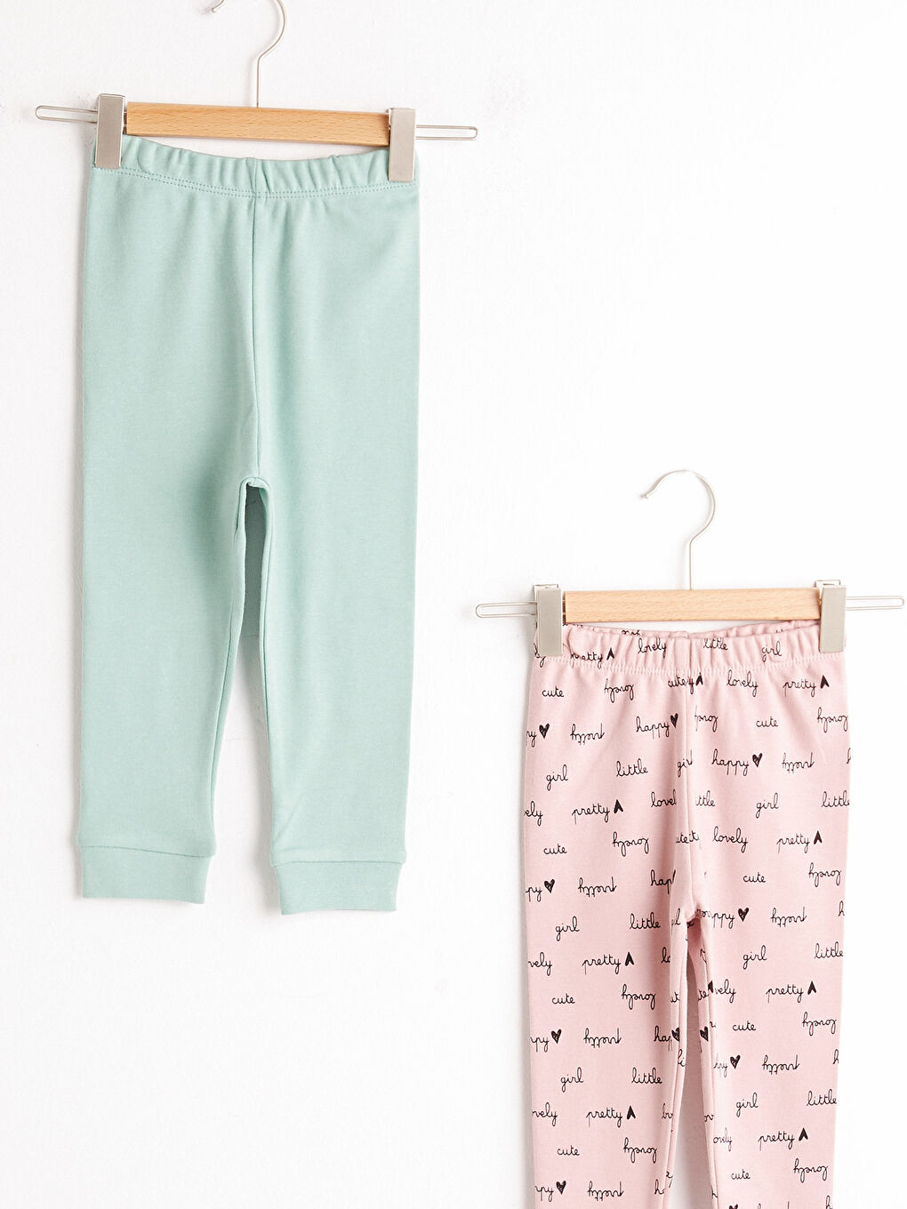 Lot de 2 bas de pyjama bébé fille -2