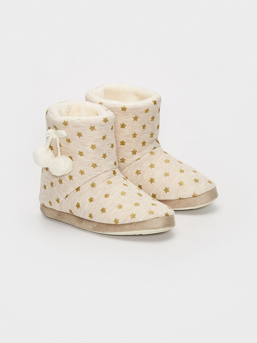 LCW STEPS Damen Pompom Detail Hausstiefel -0WHI93Z8-CR8