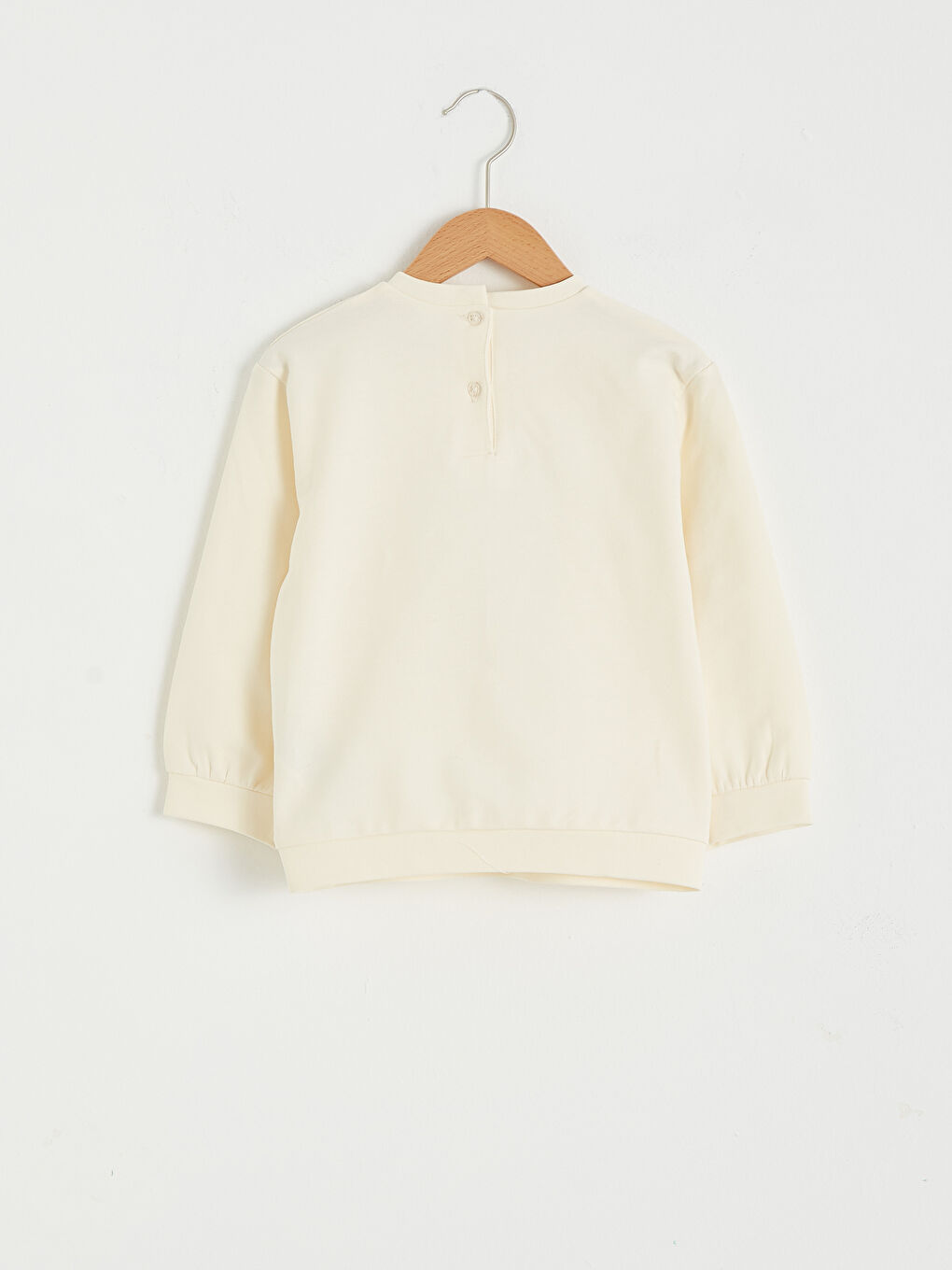 Ekru Kız Bebek Funny Mat ve Kalem Hediyeli Sweatshirt-6